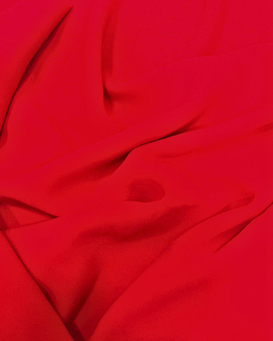 Tela Crepe Rojo