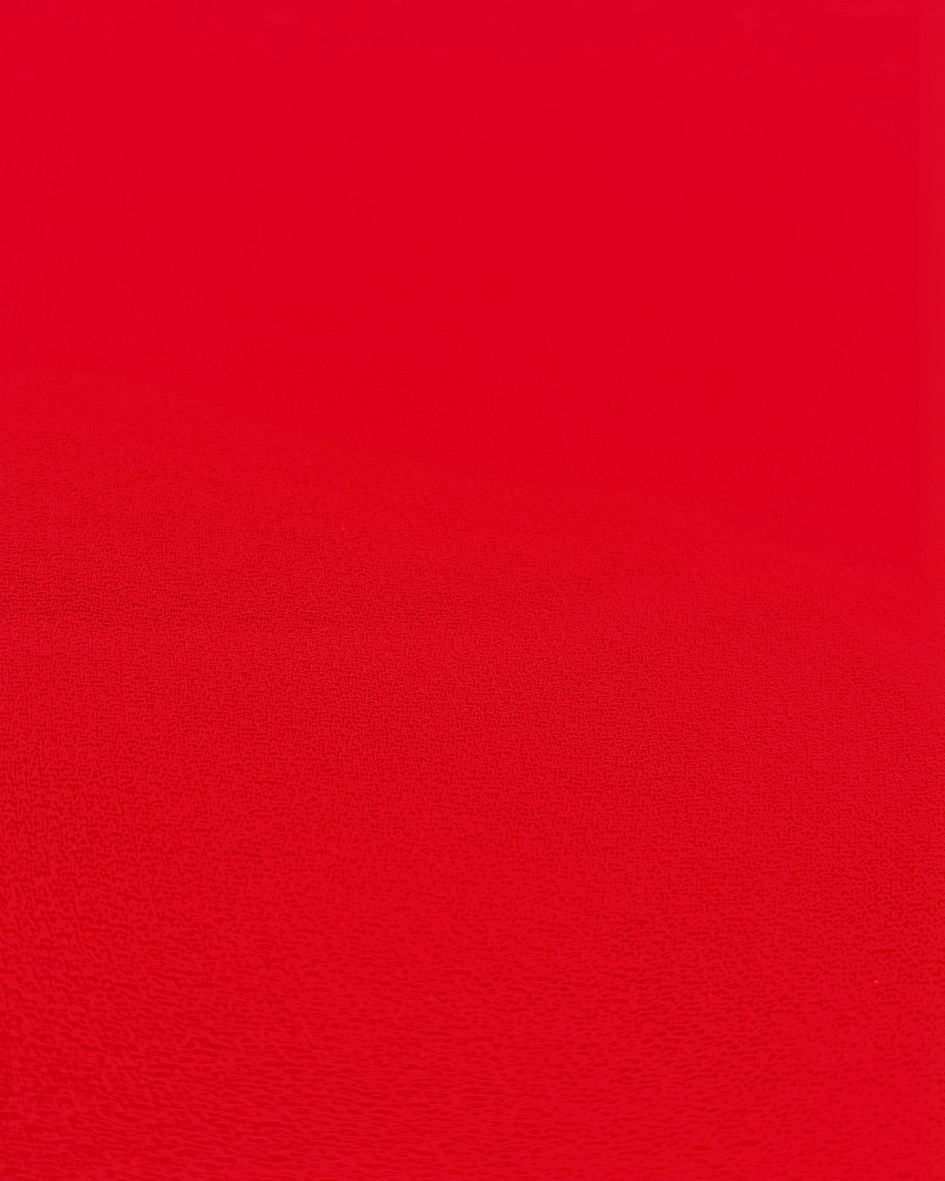 Tela crepe rojo